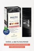 PHYTO Phytocolor 1 Siyah Amonyaksız Kalıcı Bitkisel Saç Boyası - 1