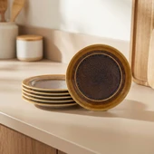 GÜRAL PORSELEN Valeron 6 Adet 20 Cm Pasta Tabağı  Reaktif Saura 137 thumbnail 4