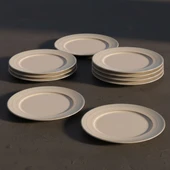 GÜRAL PORSELEN Valeron 6 Adet 27 Cm Servis Tabağı Reaktif Agate Vr 969 thumbnail 6