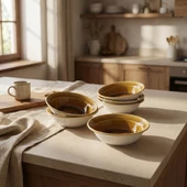 GÜRAL PORSELEN Valeron 6 Adet Çorba Kasesi Reaktif Saura Vr 137 thumbnail 5