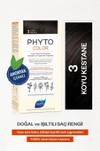 PHYTO Phytocolor 3 Koyu Kestane Amonyaksız Kalıcı Bitkisel Saç Boyası - 6
