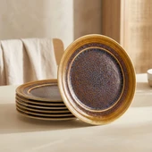 GÜRAL PORSELEN Valeron 6 Adet 27 Cm Servis Tabağı Reaktif Saura 137 thumbnail 1