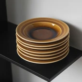 GÜRAL PORSELEN Valeron 6 Adet 22 Cm Çukur Yemek Tabağı  Reaktif Saura 137 thumbnail 4