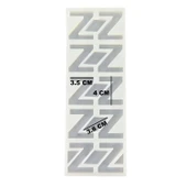 Epoksi Çoklu Silikon Kalıp Z Harfi Anahtarlık Reçine Seri Döküm Kalıbı 4 CM 10 Lu thumbnail 3