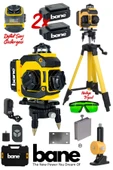 Tripod Hediyeli Dijital Göstergeli 16 Köşeli 360 Derece Kumandalı Çizgi Hizalama Lazer Seviye Cihazı - 1