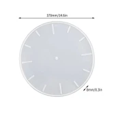 Epoksi Silikon Kalıp Delik Rakamlı Yuvarlak Saat Kalıbı 37 CM thumbnail 6