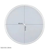 Epoksi Silikon Kalıp Rakamsız Saat Kalıbı 40 CM - 4