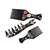 Epoksi Reçine Silikon Kalıp 3 Lü Tarak Kalıbı thumbnail 3