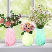 Epoksi Reçine Silikon Kalıp Vazo Kalıbı Beton Taş Tozu Vazo Mumluk Kalıbı 10.5X6.5 CM thumbnail 3