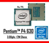Intel® Pentium™ P4 630 3.00 Ghz 2mb Cache Lga 775p Tray Masaüstü Bilgisayar İşlemci - 1