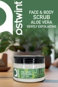 Ostwint Yüz Ve Vücut Peeling Scrub Aloe Vera 300ml Cilt Temizleyici Pürüssüzleştirici Dolaşımı Hızlandırıcı thumbnail 4