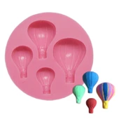 Dört Boy Uçan Balon Silikon Kalıp 4 lü - 1
