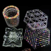 Karışık Glitter Harf Epoksi Reçine Harfleri 5 GRAM  Metalik Gold - 3