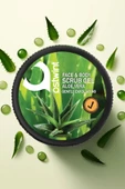 Ostwint Yüz Ve Vücut Peeling Scrub Aloe Vera 300ml Cilt Temizleyici Pürüssüzleştirici Dolaşımı Hızlandırıcı thumbnail 3