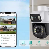 CMR65 Güvenlik Kamerası | HD Gece Görüşü, Hareket Sensör Algılama, Uzaktan İzleme thumbnail 1