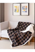 Limon Scotch Ekose Desen Çift Yönlü Çok Amaçlı Welsoft Tv Battaniyesi 150x200 Cm - 1