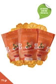 Anamour Natural 3'lü Trabzon Hurma Kurusu - Cips Cennet Hurması (Şekersiz) - Kuru Meyve Kıtırı 75 Gram - 1