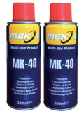 mek 4 MK-40 Pas Sökücü Koruyucu Yağlayıcı Çok Amaçlı Sprey 200 ML (2 Adet) - 1