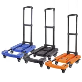 Balatlı Katlanabilir ve Ayarlanabilir Taşıma Arabası 200 kg - 2