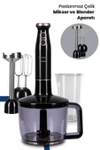 Goldmaster Bestmax Siyah Gold Geniş Hazneli 1500w Paslanmaz Çelik 3in1 Multi Blender - 6