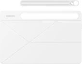 Samsung Galaxy Tab S9 Ultra Akıllı Kapaklı Kılıf Beyaz Outlet - 5