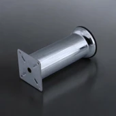(8 ADET) Metal Krom 15 cm Baza Mobilya Koltuk Kanepe Yatak Çekyat Destek Yükseltme Ayağı Ayakları - 6