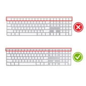 Apple Magic Keyboard 1 A1243 Türkçe F Klavye Koruyucu – Ultra İnce Silikon Kapak Toz Sıvı Koruma thumbnail 2