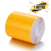 Reflektörlü Reflektif Fosforlu Şerit Bant Petekli Reflekte İkaz Bandı 1 METRE - 4