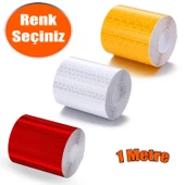 Reflektörlü Reflektif Fosforlu Şerit Bant Petekli Reflekte İkaz Bandı 1 METRE - 1