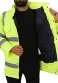 Bestguard Yüksek Görünürlüklü İşçi Parkası - İş Parkası - Yüksek Görünümlü Parka - 5