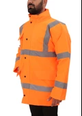 Bestguard Yüksek Görünürlüklü İşçi Parkası - İş Parkası - Yüksek Görünümlü Parka - 7