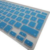 Klavye Koruyucu Apple Magic Keyboard-1 Türkçe Q Baskılı Silikon Kılıf A1314 A1242 ile Uyumlu - 11