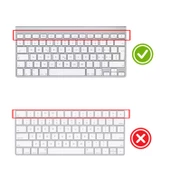 Klavye Koruyucu Apple Magic Keyboard-1 Türkçe Q Baskılı Silikon Kılıf A1314 A1242 ile Uyumlu - 2