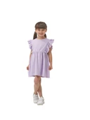 Kolu Fırfırlı Kız Çocuk Elbise - 2