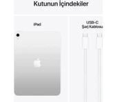 Apple iPad A16 11" 128GB Wi-Fi Tablet Gümüş MD3Y4TU/A - 8