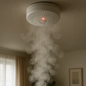 Ct-9451 Pilli Duman Dedektörü Kablosuz Yangın Alarm Sensörü - 4
