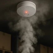 Ct-9451 Pilli Duman Dedektörü Kablosuz Yangın Alarm Sensörü - 2