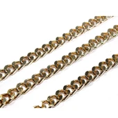 Metal Çanta ve Takı Zinciri 10 MM (1 Metre)  Altın - 1