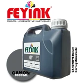 Feyink  Canon Pro Serisi Plotter DYE Kartuş Dolum Mürekkebi PFI-1300 PFI-1700 GY (Gray) -1000ml- - 1
