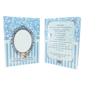 Desenli Yasin Kitap Ortası Boş  64 Sayfa 12X17 CM (10 Adet)  Mavi - 1