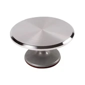 Metal (Aliminyum)Döner Pasta Sıvama Standı 30 Cm - 1
