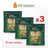 fit 3'lü kepekli Lavaş Ekmeği - 1