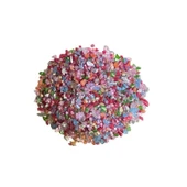 Dekoratif  Kırma Kırık Cam SEDEFLİ Renk Cam Kırığı (100 Gram)  Karışık Renk - 1