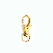 Anahtarlık Klipsi Istakoz Döner Klips Kanca 3.5 CM (25 Adet)  Altın - 1