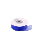 Organze Kurdele 30 MM (22 Metre)  Saks Mavi - 1