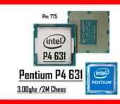 Intel® Pentium™ P4 631 3.00 Ghz 2mb Cache Lga 775p Tray Masaüstü Bilgisayar İşlemci - 1