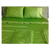 TAÇ MİCROPOLYESTER ÇİFT KİŞİLİK BASIC NEVRESİM TAKIMI-YEŞİL - 2