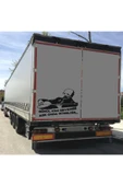 Neşet Ertaş Sticker Kamyon Yazısı - Kamyon Cam Yazısı - Tır Dorse Kasa Etiket - 1
