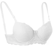 Silikonlu Dantelli Boş Dolgusuz Bayan Sütyen - 1