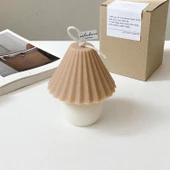 Poli Karbon Mum Kalıbı Mini Masa Lambası Şekli Mum Kalıbı 6228 - 1